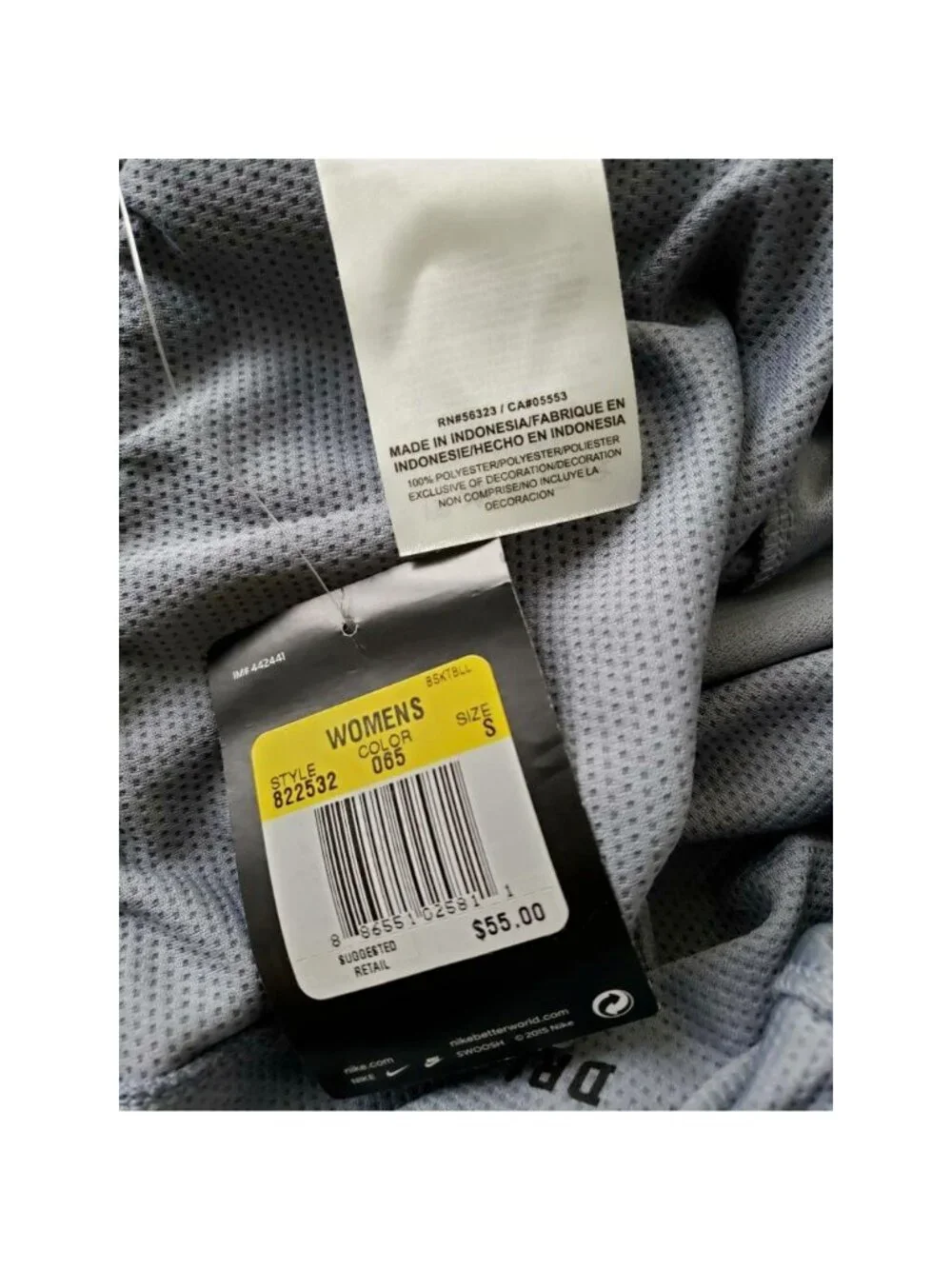 Nike Dri-Fit Womens Rivalry Basketball Pants Gray Black Pockets Pull On S New